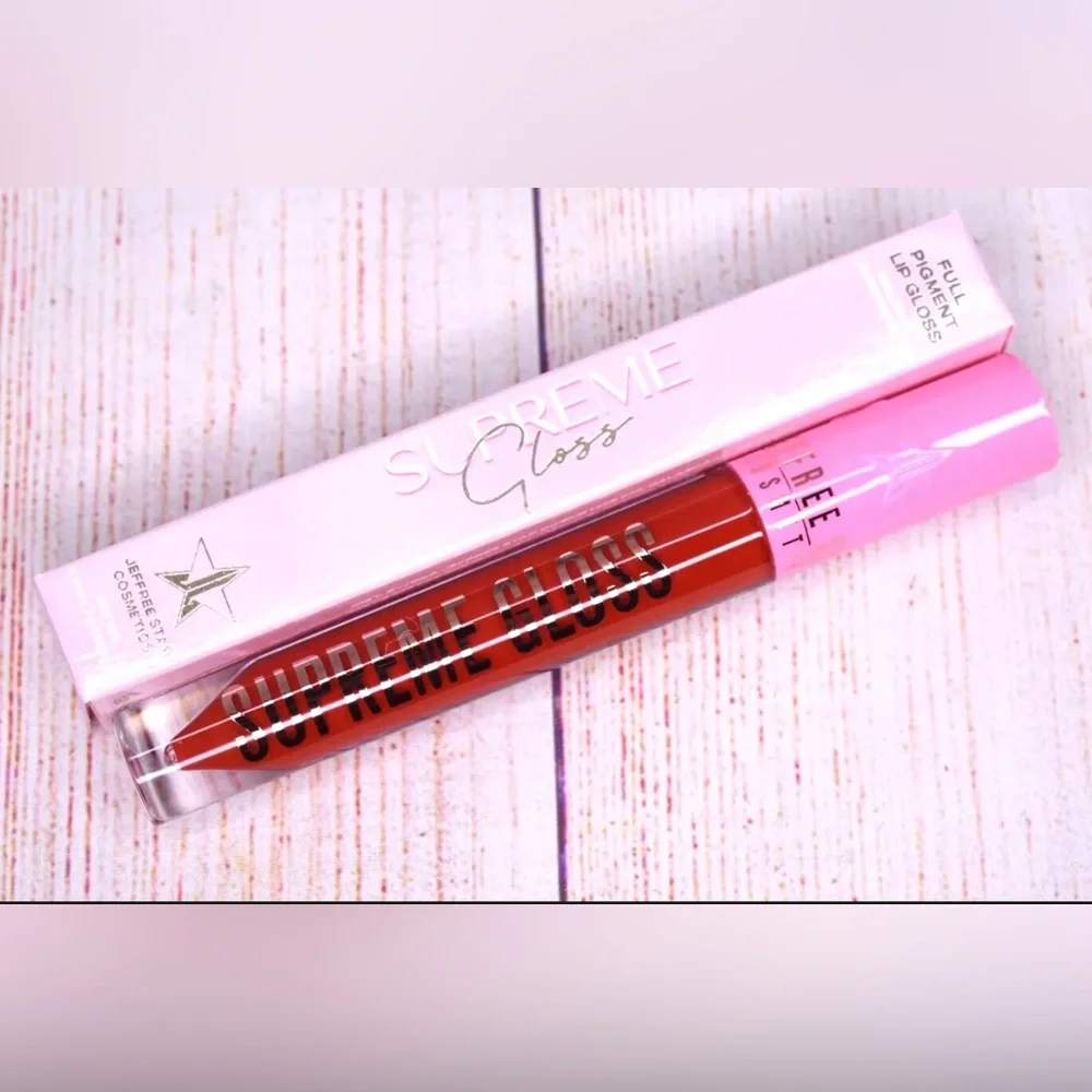 Jeffree Star Supreme Gloss Full Pigment Lip Gloss Red Affair New